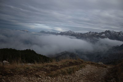 Scenic view of landscape against sky