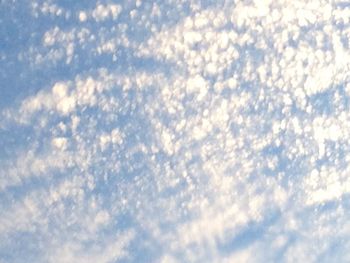 Low angle view of cloudy sky