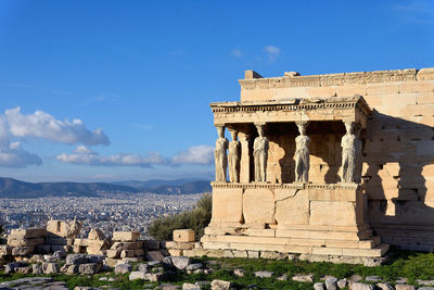 Erechtheum of acropolis, athens