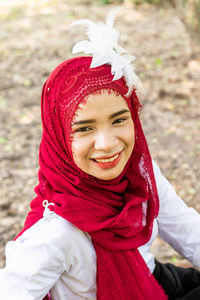 Portrait of a smiling girl