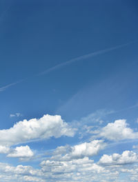 Low angle view of clouds in sky