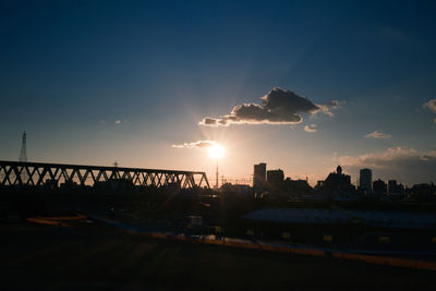 Road at sunset