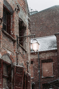 Low angle view of old building