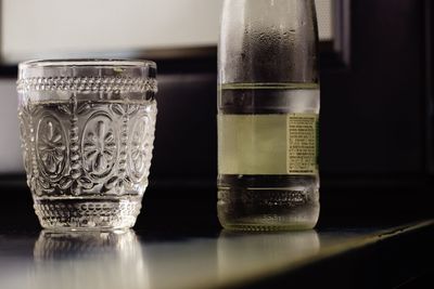 Close-up of drink on table