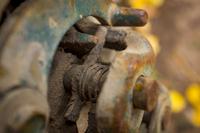 Close-up of rusty metal