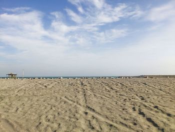 Beach against sky