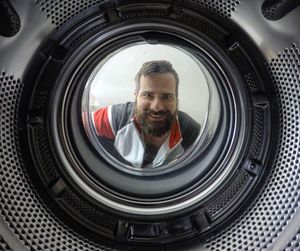 Portrait of man smiling