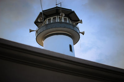 Low angle view of building against sky