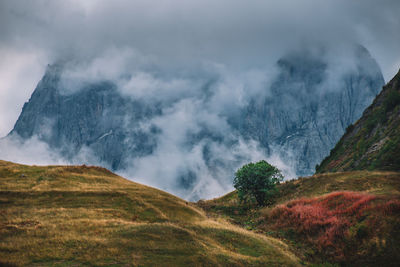 Panoramic view of landscape against sky