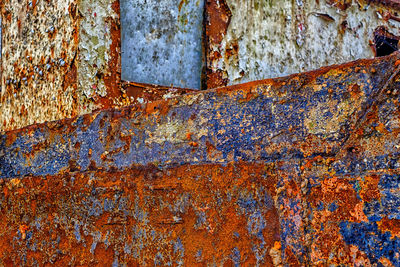 Full frame shot of weathered wall