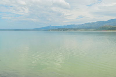 Lake against a mountain background, lake elementaita, naivasha, rift valley