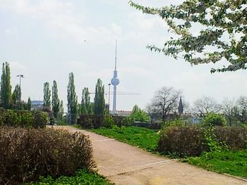 View of church against cloudy sky