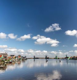 Scenic view of river against sky