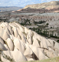 Panoramic view of landscape against sky