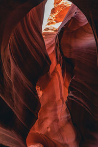 Rock formations at canyon