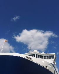 Low angle view of bridge against sky