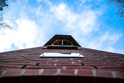 Low angle view of building against sky