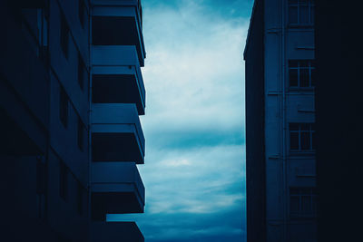 Low angle view of building against sky