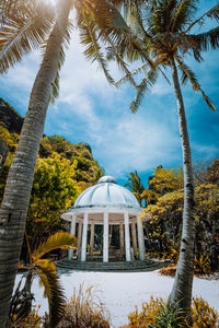 Built structure with trees in background