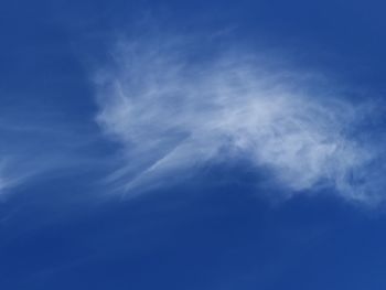 Low angle view of clouds in sky