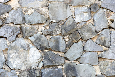 Full frame shot of stone wall