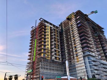 Low angle view of building against sky