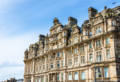 Low angle view of building against sky