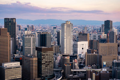 Skyscrapers in city
