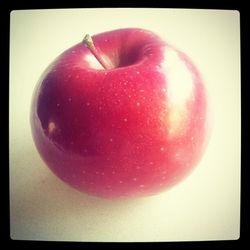 Close-up of red apple