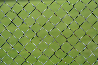 Full frame shot of chainlink fence