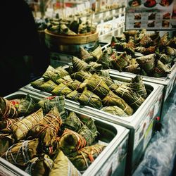 Close-up of food for sale at market stall