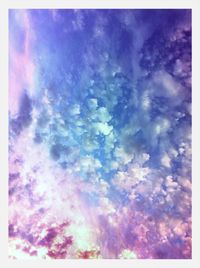 Low angle view of cloudy sky