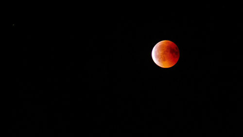 View of moon against sky at night