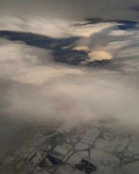 Aerial view of landscape against sky