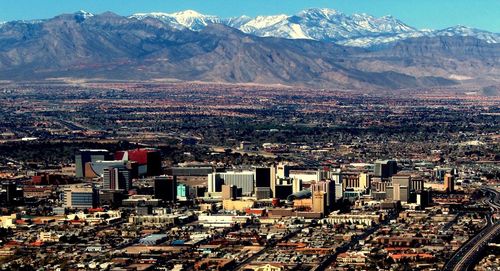 Aerial view of cityscape