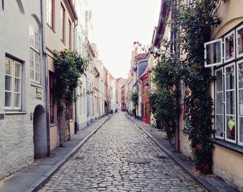 Street amidst buildings in city