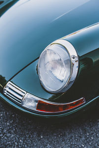 Close-up of vintage car