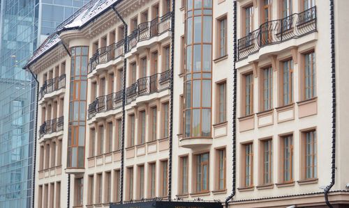 Low angle view of residential building