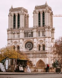 Low angle view of historical building