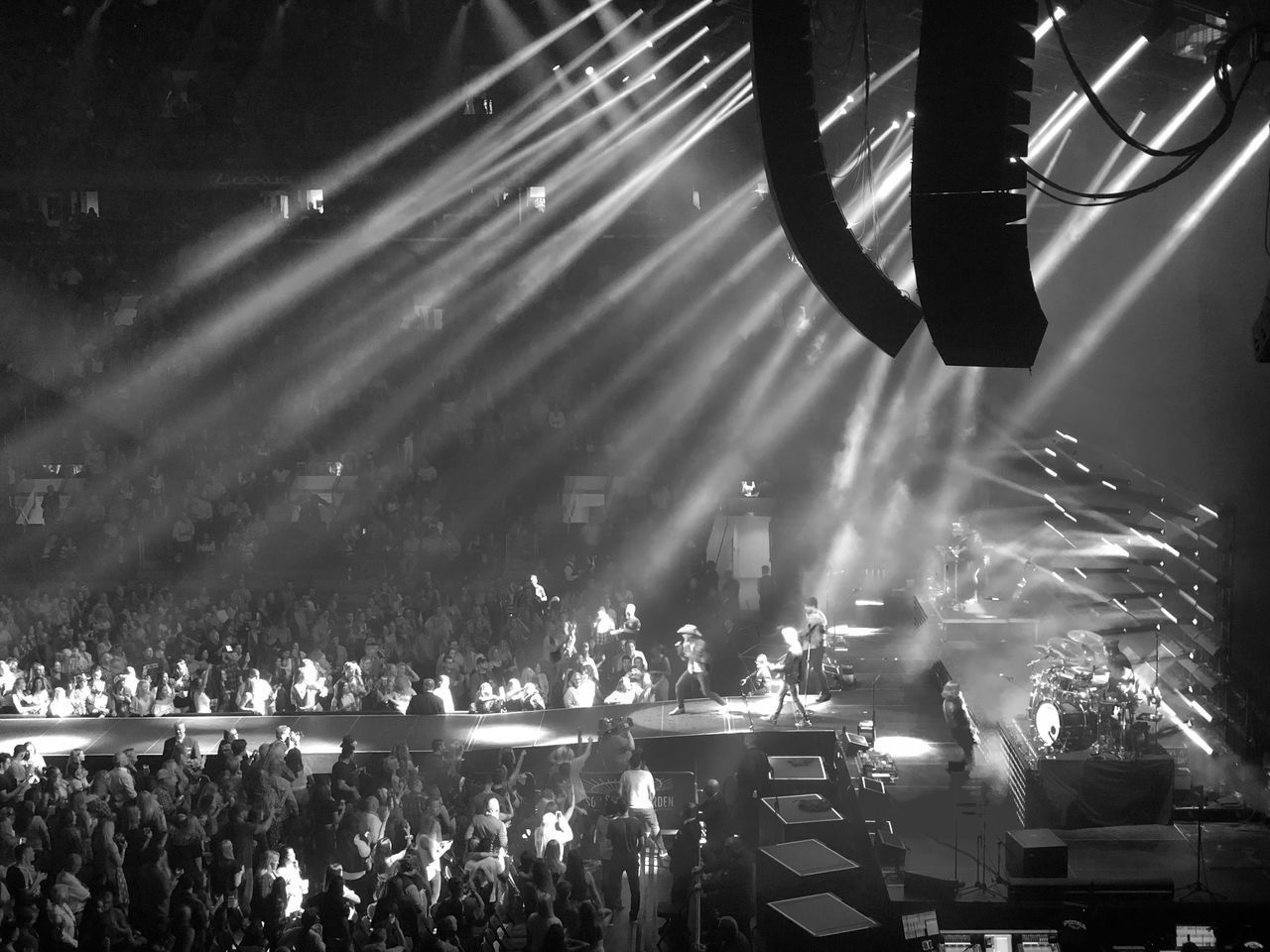 PEOPLE ENJOYING MUSIC CONCERT