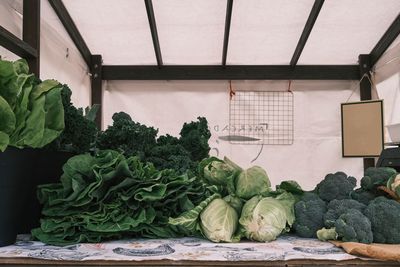 Vegetables in a street market