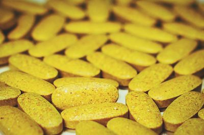 Full frame shot of medicines