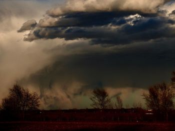 Scenic view of dramatic sky