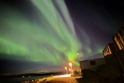 Aurora borealis in iceland