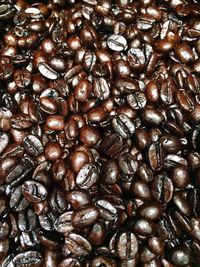 Full frame shot of coffee beans