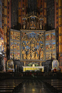 Interior of empty church