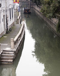 Boats in canal