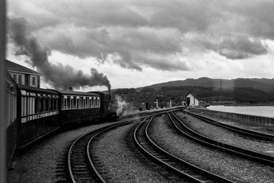 Welsh railway in portmadog