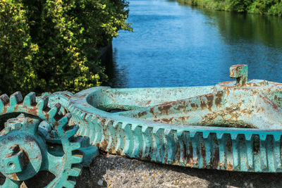 Close-up of rusty metal