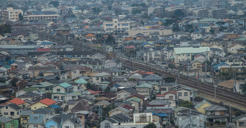 Aerial view of cityscape